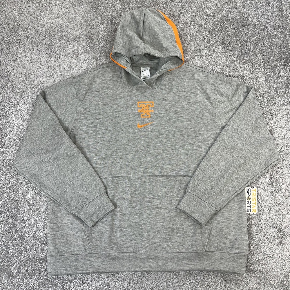 Tennessee Lady Volunteers Hoodie Mens XL Gray Nike Dri Fit PE Team Issue Vols